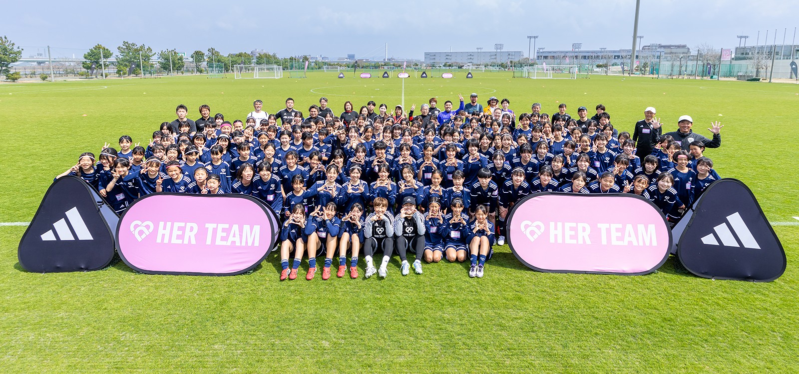 7年目を迎えた「HER TEAM」が描く女子サッカーの未来　JFAとアディダスが目指す「プレーを続けられる環境づくり」